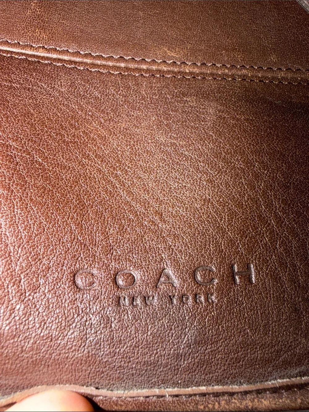 Coach Vintage Leather Shopper Tote